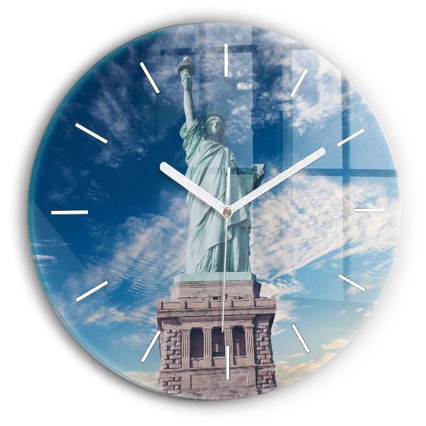 Kerek fali üvegóra New York-i Szabadság-szobor