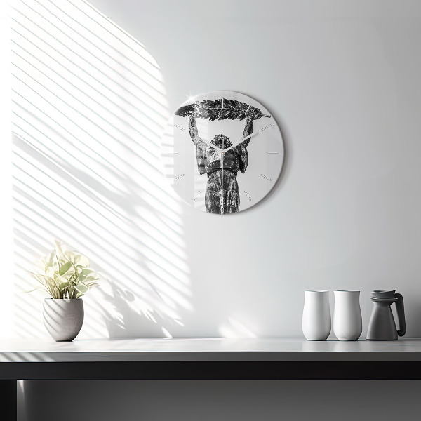 Kerek fali üvegóra Szabadság-szobor Budapesten