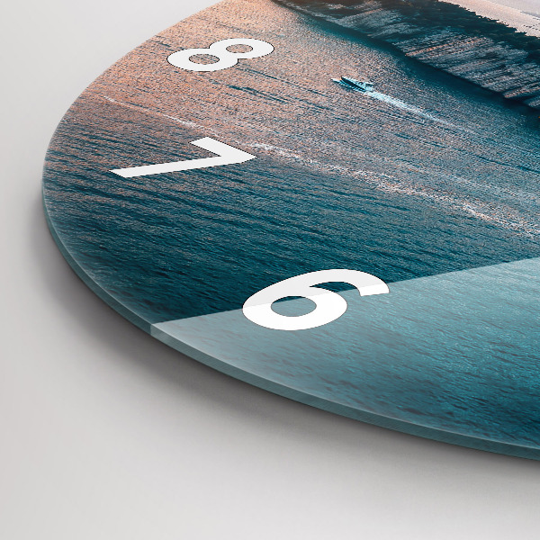 Kerek fali üvegóra Sziget Horvátországban