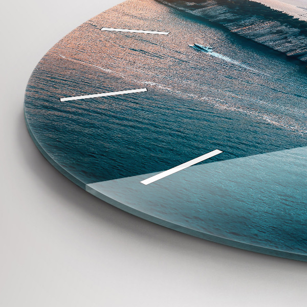 Kerek fali üvegóra Sziget Horvátországban