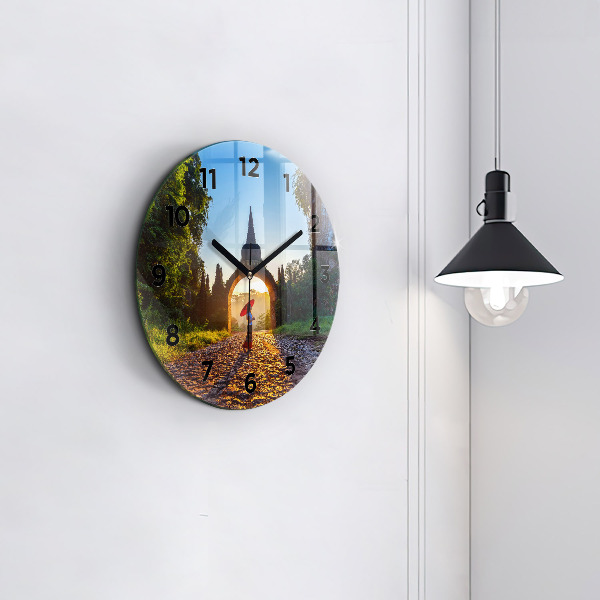 Kerek fali üvegóra Surat Thani Park Thaiföld