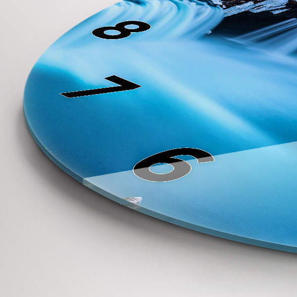 Kerek fali üvegóra Godafoss vízesés Izlandon