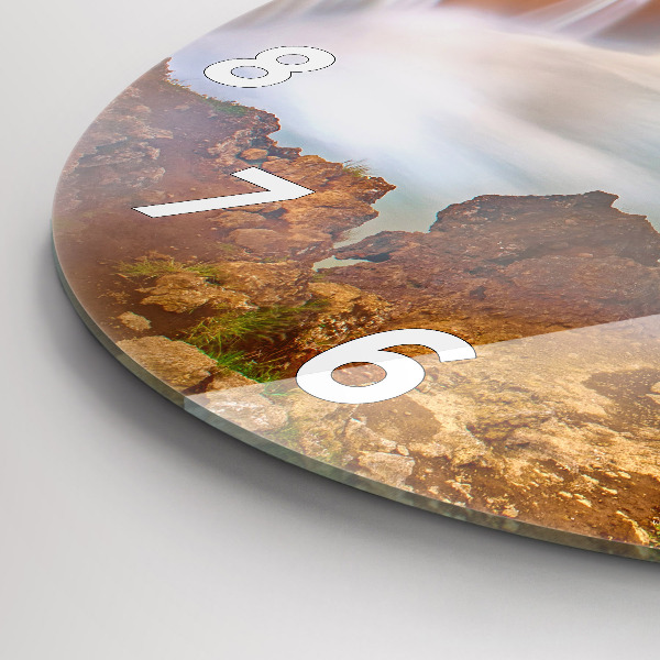 Kerek fali üvegóra Godafoss Izlandon