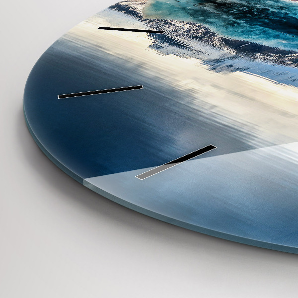 Kerek fali üvegóra Jokulsarlon-tó Izlandon