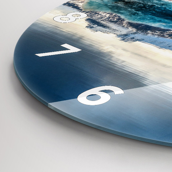 Kerek fali üvegóra Jokulsarlon-tó Izlandon