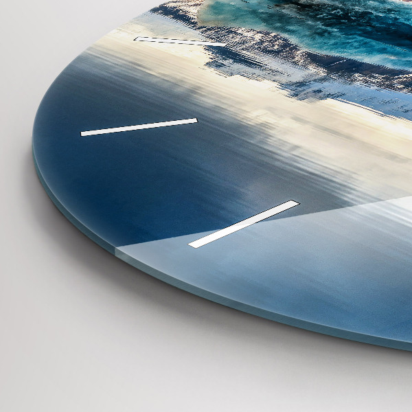 Kerek fali üvegóra Jokulsarlon-tó Izlandon