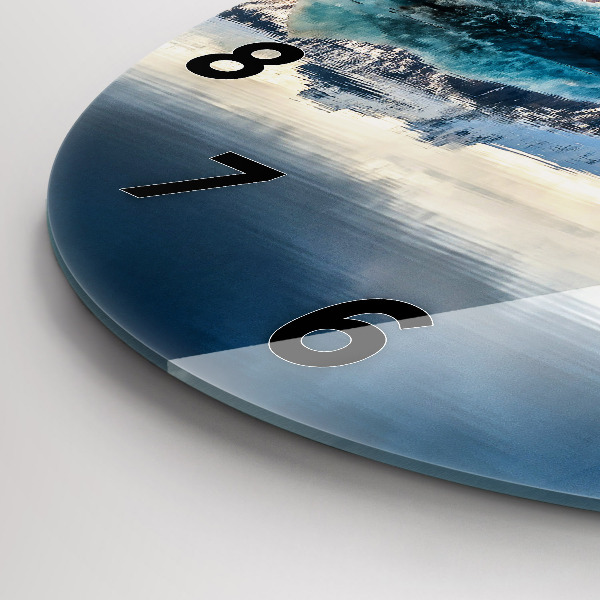 Kerek fali üvegóra Jokulsarlon-tó Izlandon