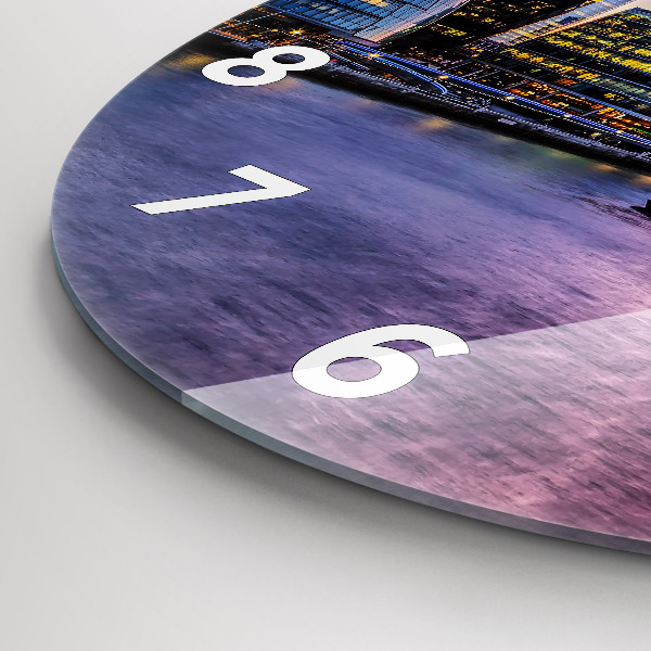 Kerek fali üvegóra Kilátás Londonra