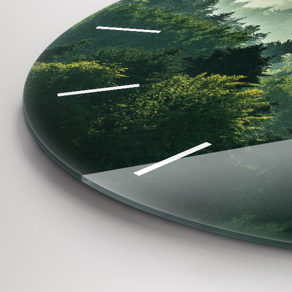 Kerek fali üvegóra Sunrise Beszkidek