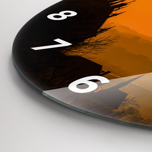 Kerek fali üvegóra Kilátás a brünni katedrálisra