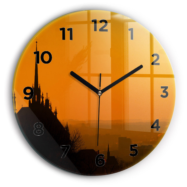 Kerek fali üvegóra Kilátás a brünni katedrálisra