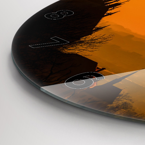 Kerek fali üvegóra Kilátás a brünni katedrálisra