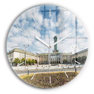 Kerek fali üvegóra Panoráma Ostrava városára