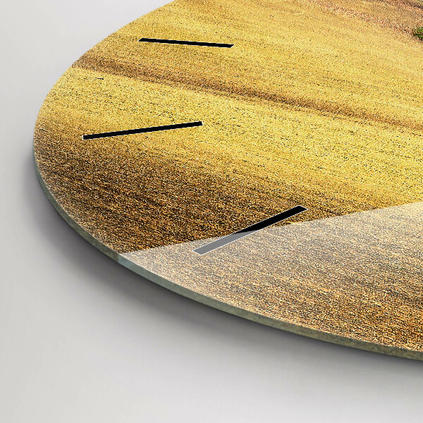 Kerek fali üvegóra Morvaország vidéki táj