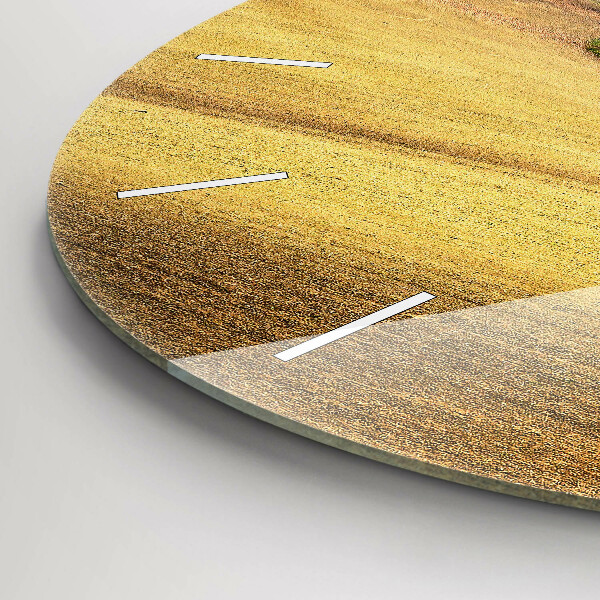 Kerek fali üvegóra Morvaország vidéki táj