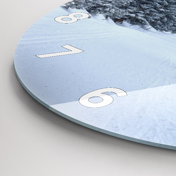 Kerek fali üvegóra Cseh óriáshegység télen