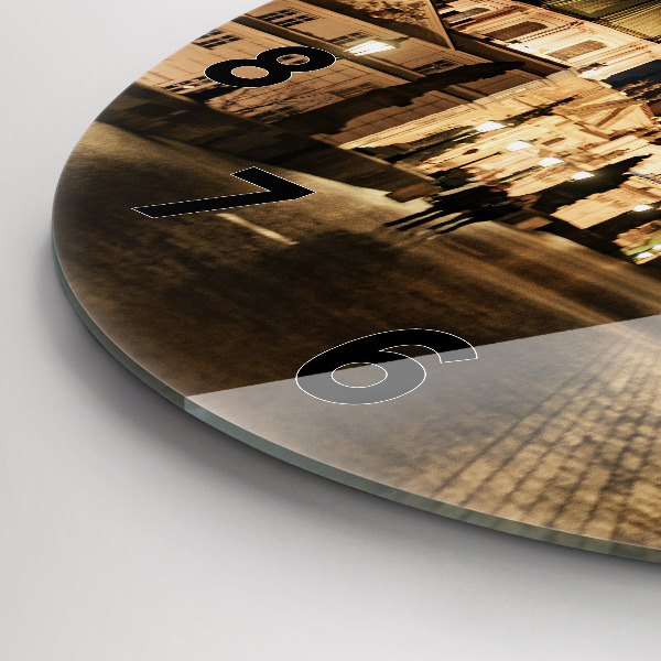 Kerek fali üvegóra Károly híd Prágában