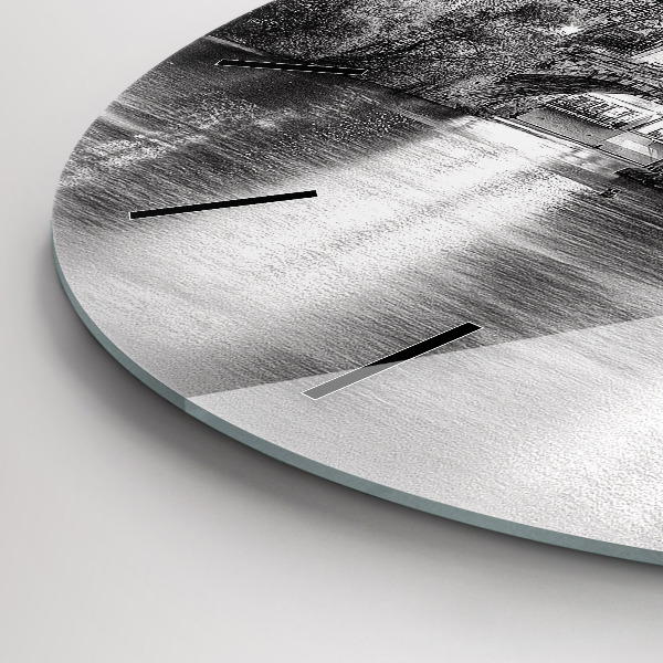 Kerek fali üvegóra Károly híd Prágában