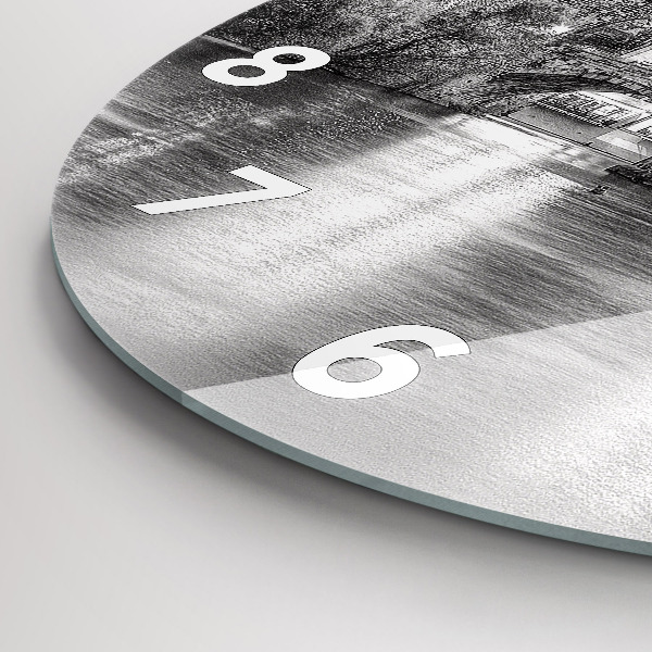 Kerek fali üvegóra Károly híd Prágában