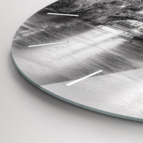 Kerek fali üvegóra Károly híd Prágában