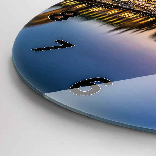 Kerek fali üvegóra Hamburg városháza