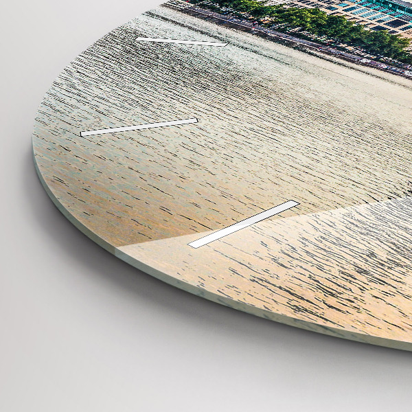 Kerek fali üvegóra Binnenalster Hamburgban