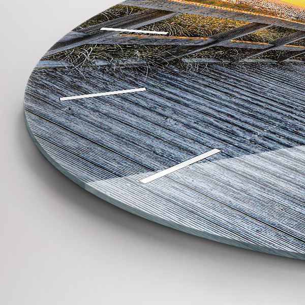 Kerek fali üvegóra Tengerparti nyaralás