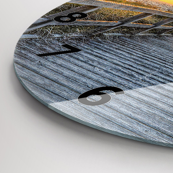 Kerek fali üvegóra Tengerparti nyaralás