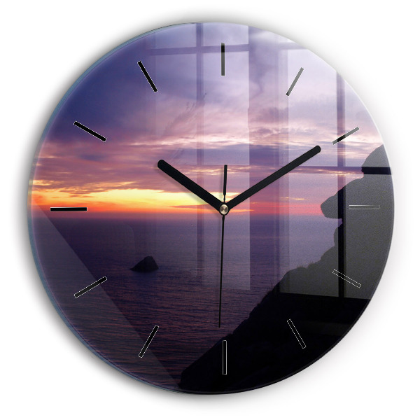 Kerek fali üvegóra Kőfej