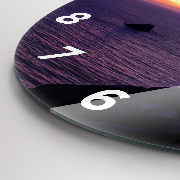 Kerek fali üvegóra Kőfej