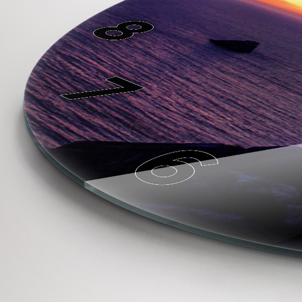 Kerek fali üvegóra Kőfej