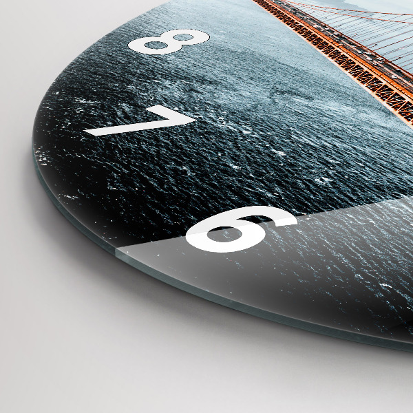 Kerek fali üvegóra Golden Gate híd