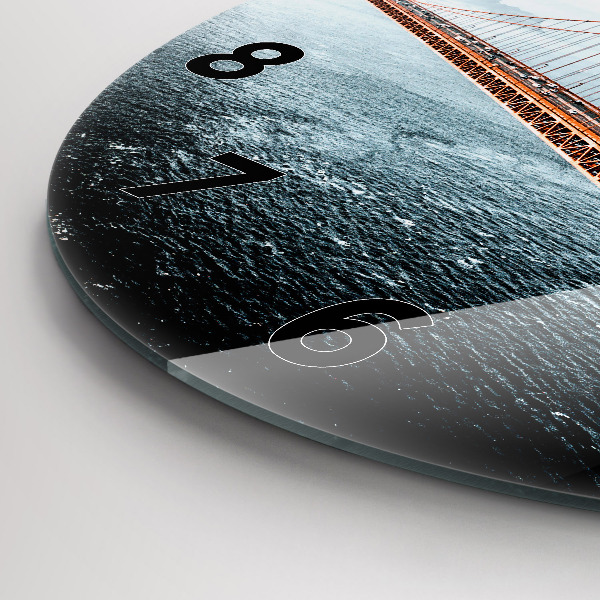 Kerek fali üvegóra Golden Gate híd