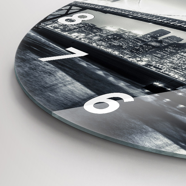 Kerek fali üvegóra San Francisco híd éjjel