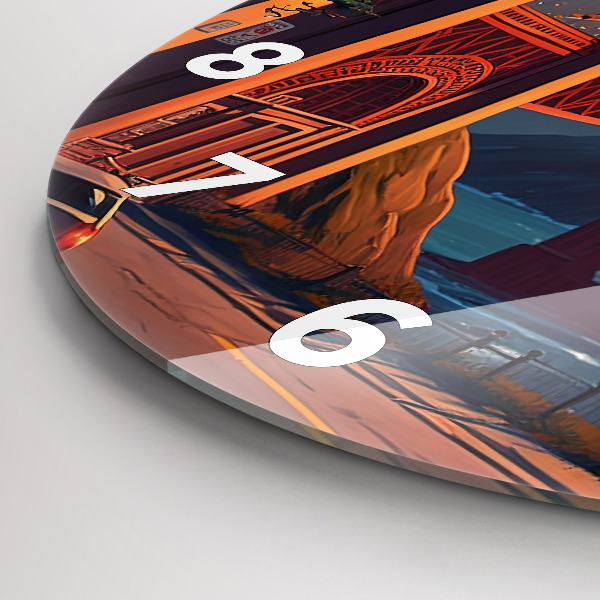 Kerek fali üvegóra San Francisco híd