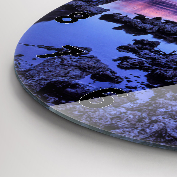 Kerek fali üvegóra Kaliforniai tó