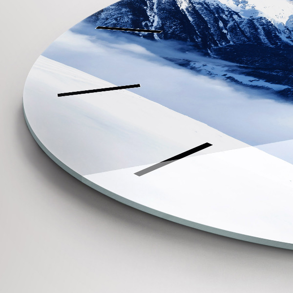 Kerek fali üvegóra Hegyi panoráma