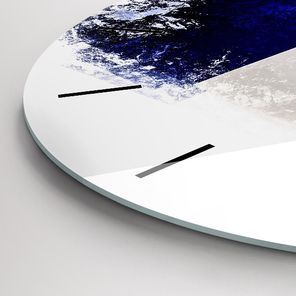 Kerek fali üvegóra Franciaország zászlaja