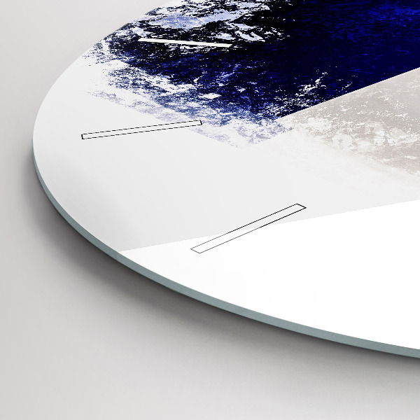 Kerek fali üvegóra Franciaország zászlaja