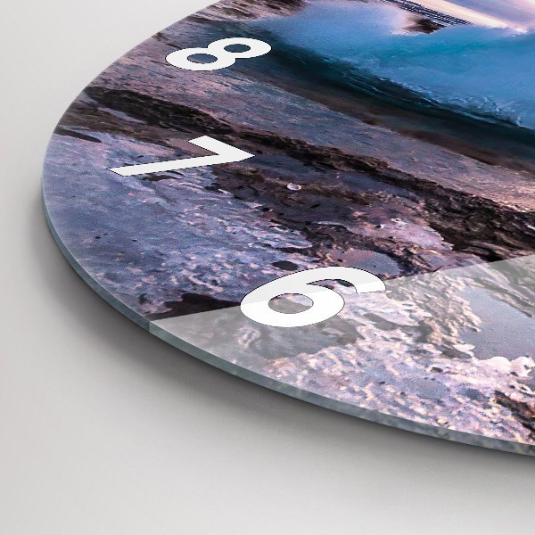 Kerek fali üvegóra Gejzír Izland szigetén