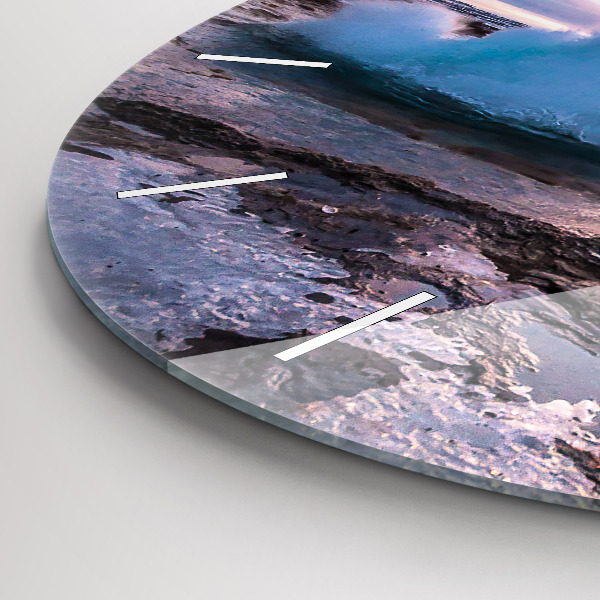 Kerek fali üvegóra Gejzír Izland szigetén