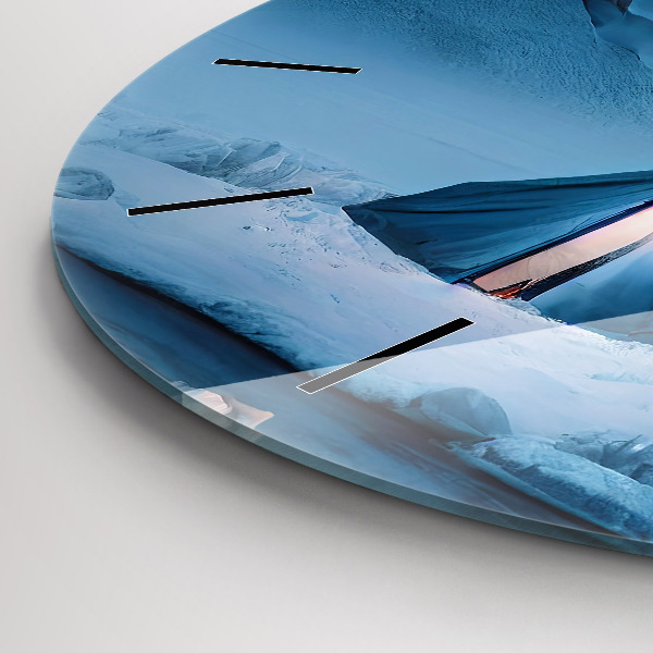 Kerek fali üvegóra Sátor Izland hegyei között