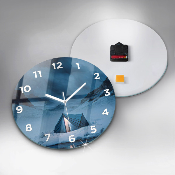 Kerek fali üvegóra Sátor Izland hegyei között