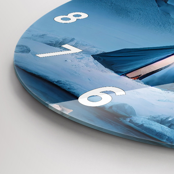 Kerek fali üvegóra Sátor Izland hegyei között