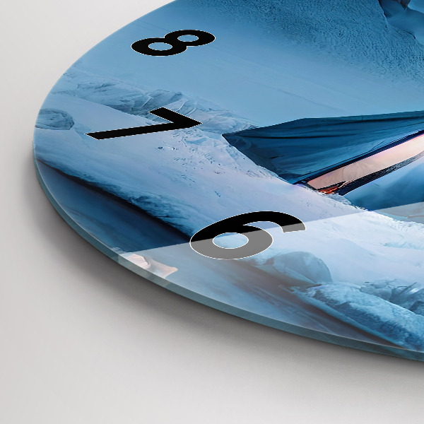 Kerek fali üvegóra Sátor Izland hegyei között