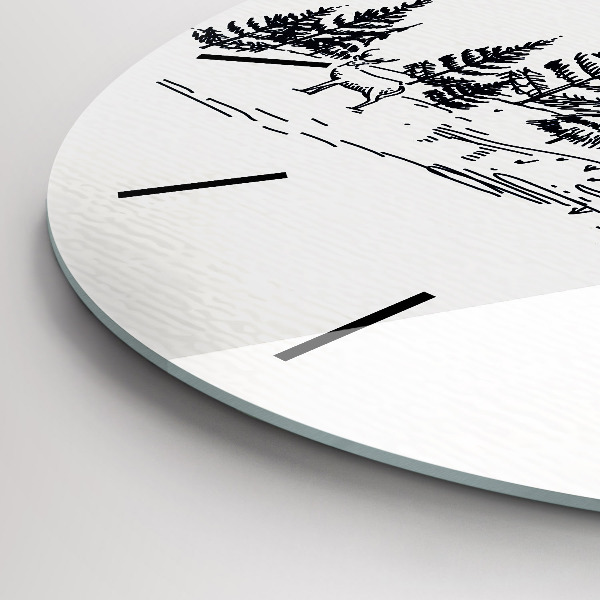 Kerek fali üvegóra Rajzfilm város