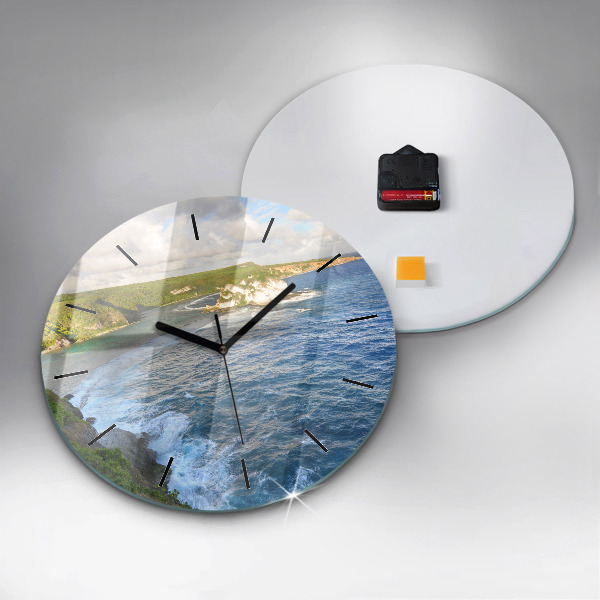 Kerek fali üvegóra Óceán partja