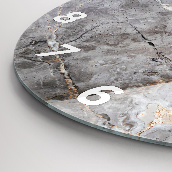 Kerek fali üvegóra Szürke gránit márvány