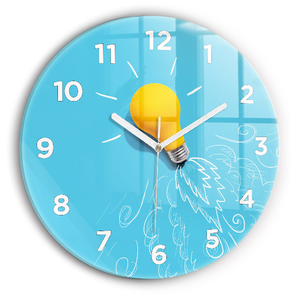 Kerek fali üvegóra Izzórajz