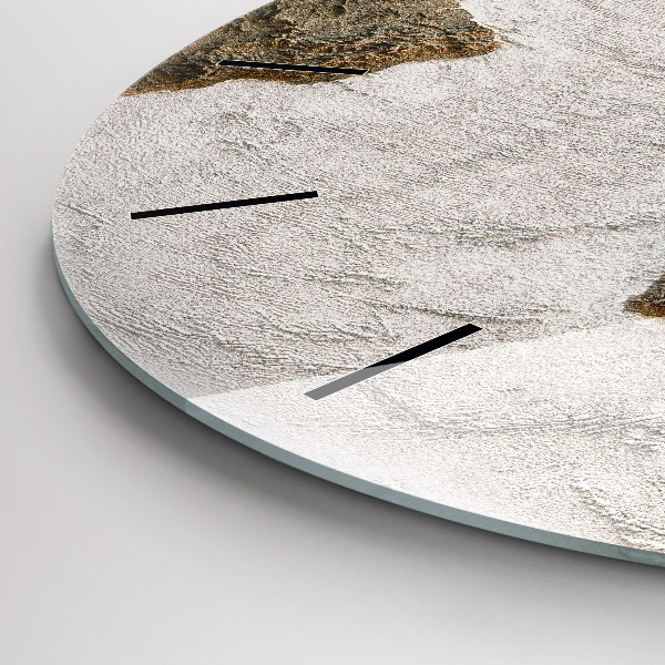 Kerek fali üvegóra Régi világtérkép